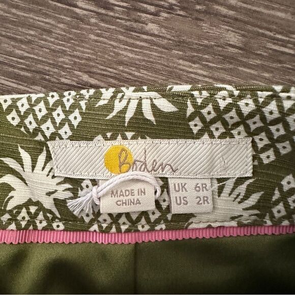 Boden Pinapple Pencil Skirt - Picture 2 of 6